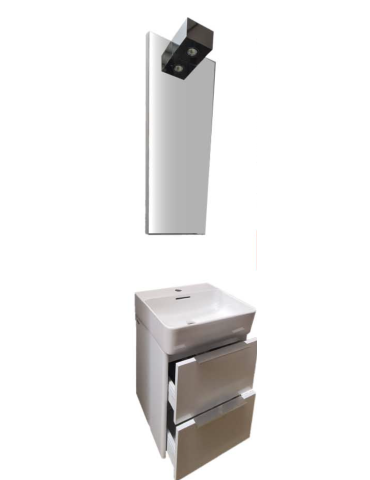 Handwaschtisch mit Lichtspiegel