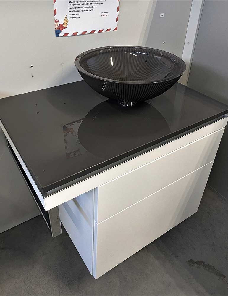 Sanipa Aufsatzwaschtisch Glas 2morrow